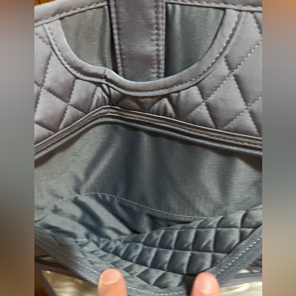 Vera Bradley Quilted Black Travel Bag - Picture 6 of 6